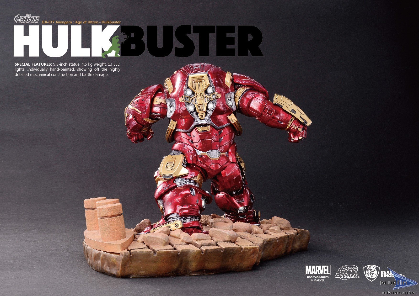 Amazon.com: Beast Kingdom Egg Attack017 Hulkbuster Avengers Age of